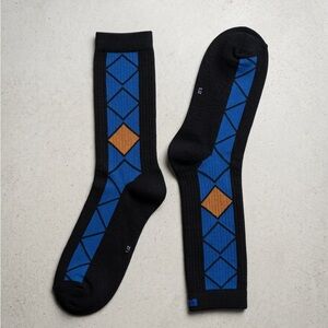 Stylish Black and Blue Socks
